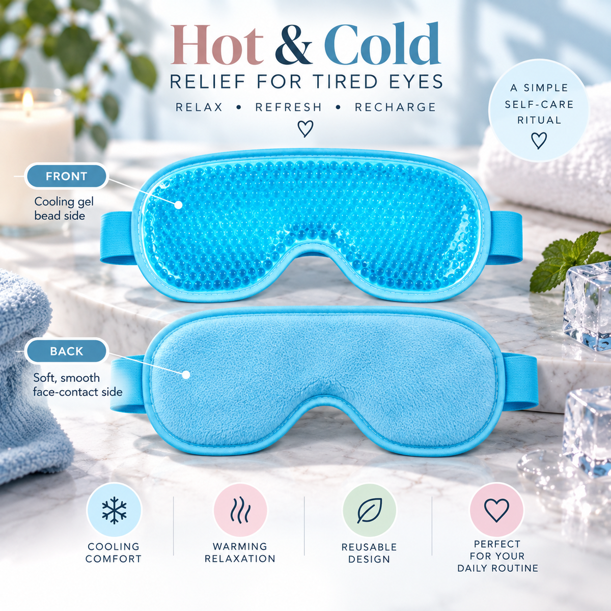 Hot & Cold Gel Eye Mask