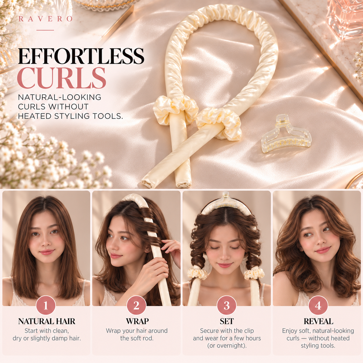 SilkWave Heatless Curling Headband
