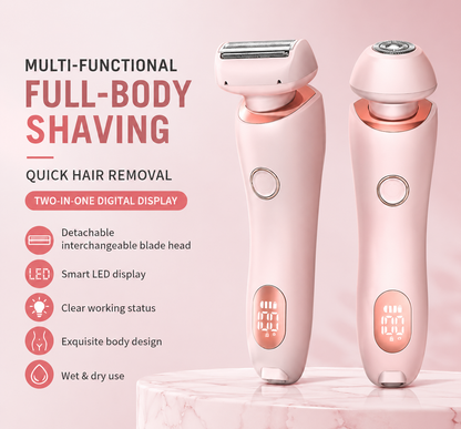 LumiShave™ 2-in-1 Electric Body Shaver