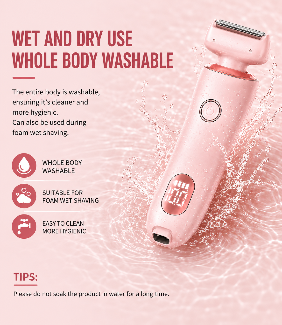 LumiShave™ 2-in-1 Electric Body Shaver