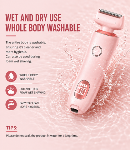 LumiShave™ 2-in-1 Electric Body Shaver