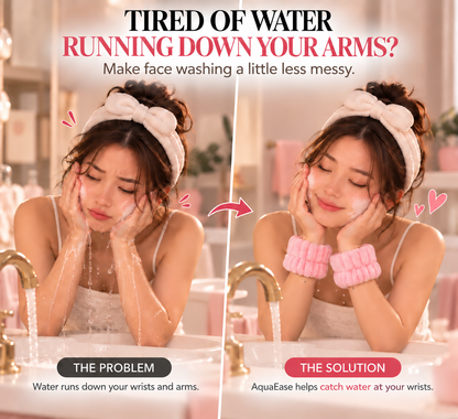 AquaEase – Face Wash Wristbands (2 Pack)